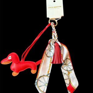 Sticky Bestie Bag Charm- Red